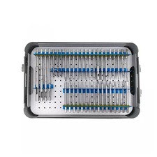 Broken Screw Removal Set with Sterilization Box of 49 Pcs Orthopedic Instruments