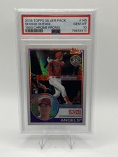 2018 Topps Silver Pack Shohei Ohtani 1983 Chrome Rookie RC PSA 10 Gem Mint #145
