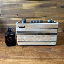 Roberts R761 Portable Radio FM MW LW Telescopic Aerial Wooden / Cream + Adapter