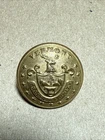 🔥 Civil War Beautiful Gilt Vermont Coat Button Scoville Mfg Co Waterbury