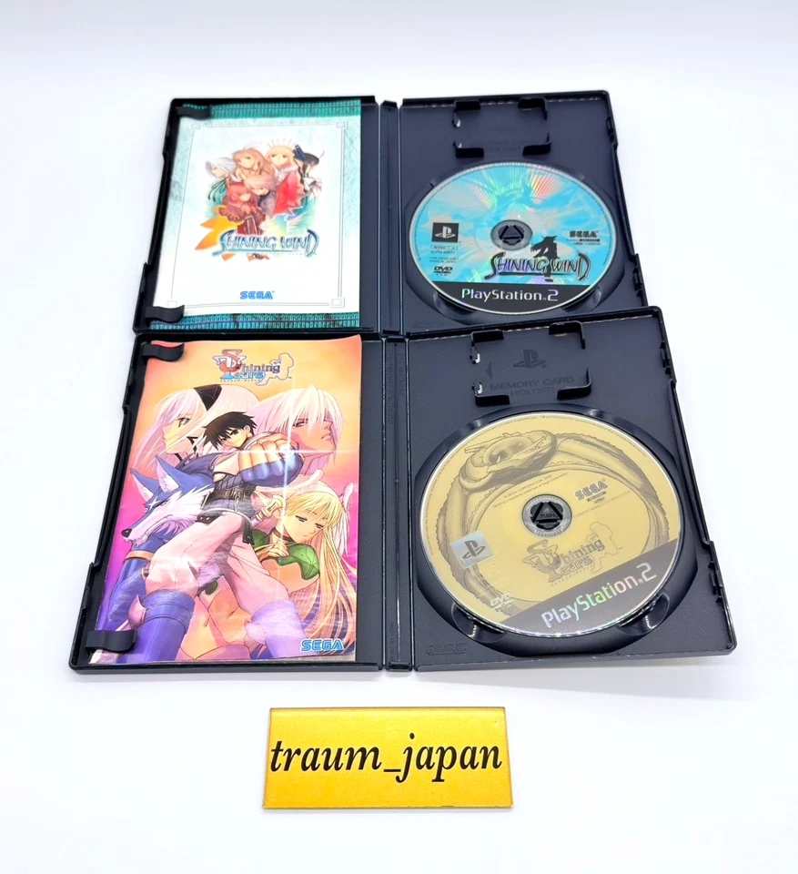 Shining Force NEO EXA Wind Tears Lot of 4 Set PS2 PlayStation 2 Japanese Tested - Image 4 of 4
