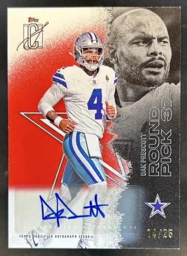 2025 Topps Signature Dak Prescott Veteran Class Autographs (RAW)