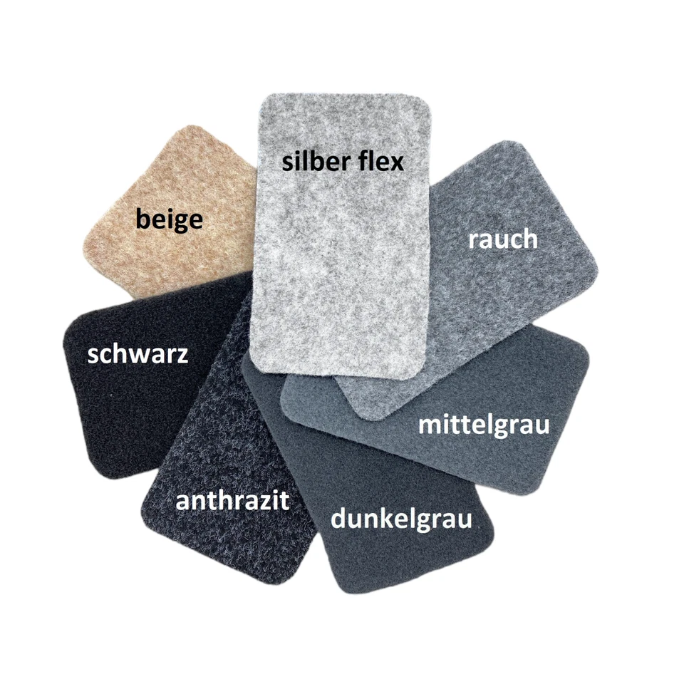 Nadelfilz KFZ Velour Carpet Camper Vanlife VW T3 T4 T5 T6 Sprinter - 4D dehnbar