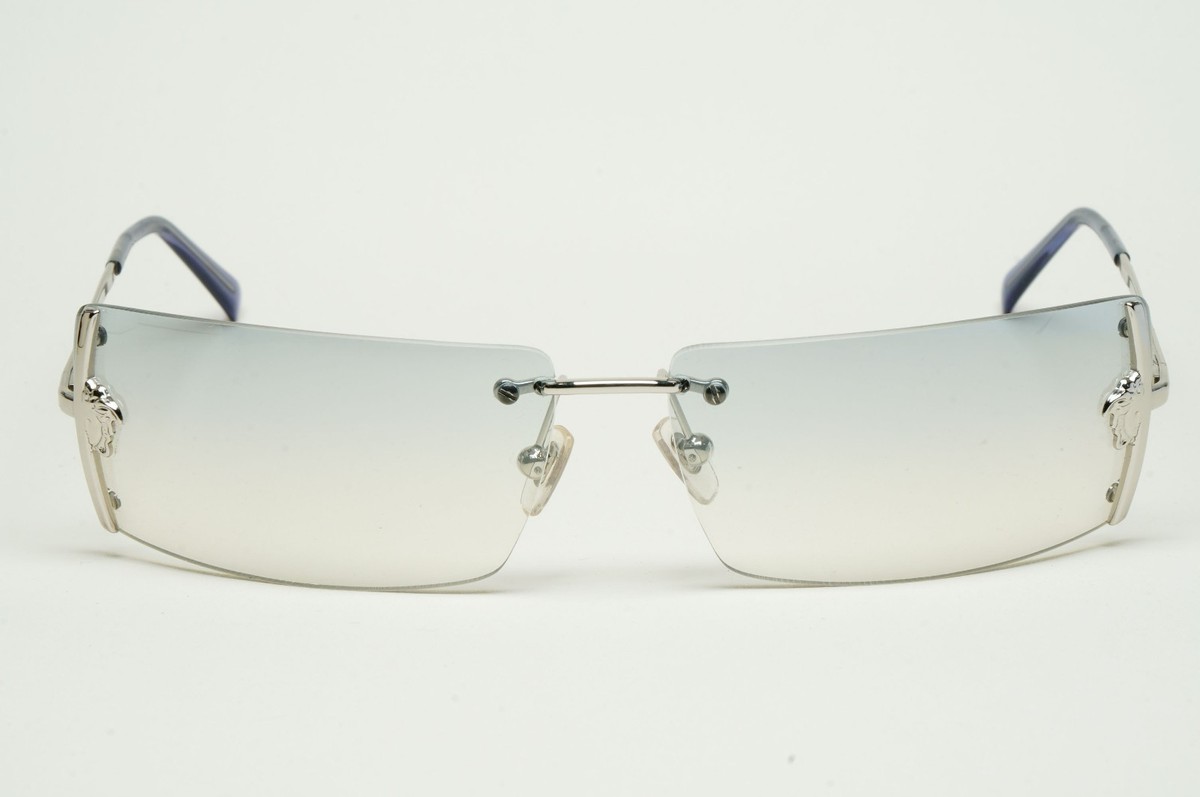 Authentic Vintage Versace MOD. N45 Rimless Sunglasses VERSACE Versace MOD.N45 26M/235 sunglasses glasses silver  main image 2