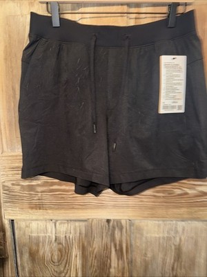  NWT Lululemon Men s Zeroed In Linerless Short 5 - MEDIUM -  BLK/Black Crinkle