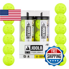 JOOLA HC-40 Hardcourt Pickleball Balls with Storage Tube - USAP Approved Balls f