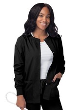 Scrubs for Women Front Snap Warm Up Jacket Nursing Medical Uniform Work Coat
