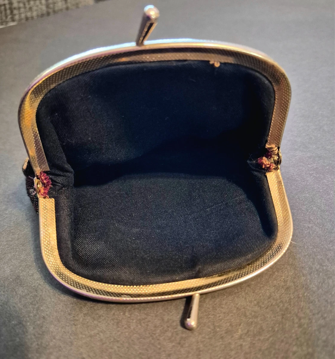 アンティーク　生駒製　銀着　小物入　N　4179 25+ Antique Coin Purse Indiana Vintage Bags, Handbags & Cases for