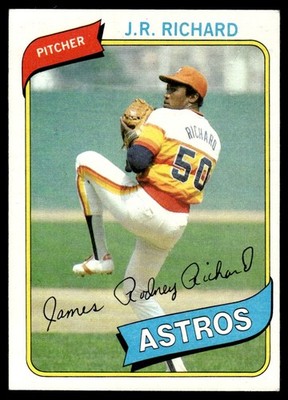 1980 Topps J.R. Richard Houston Astros #50