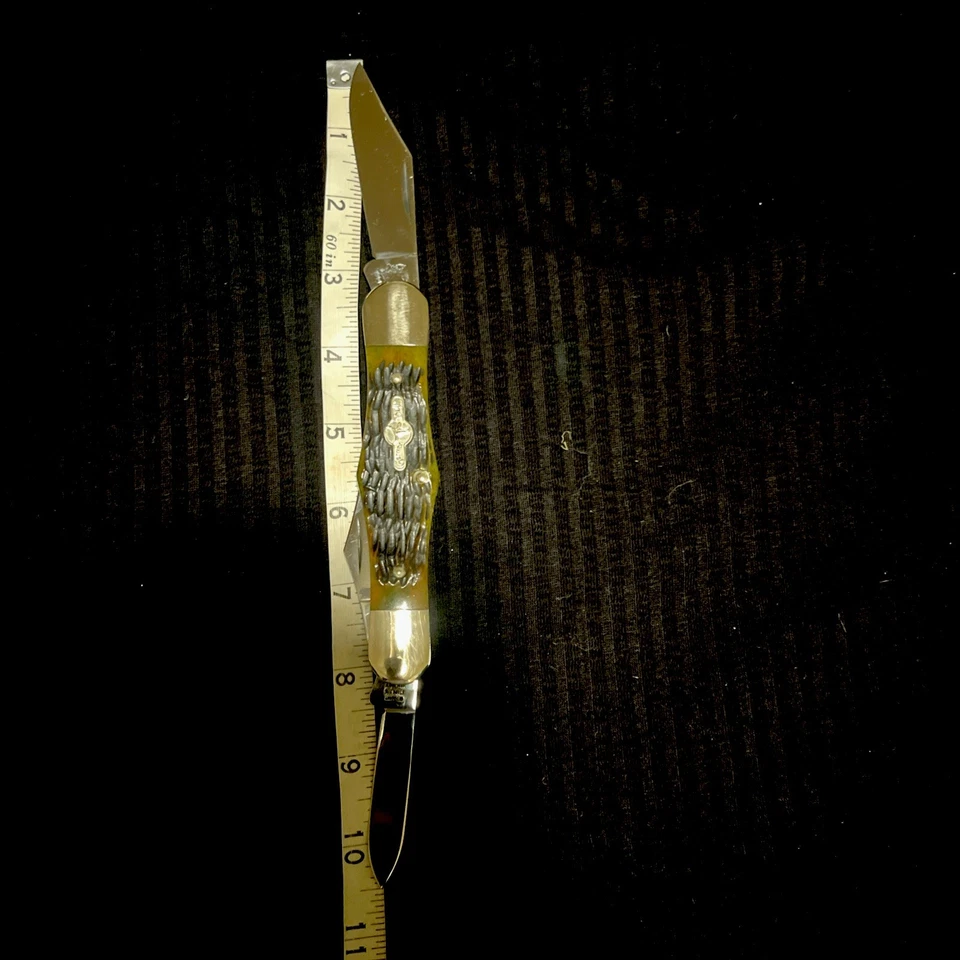 Jumbo German bull Green bone three blade whittler mint condition Never Used Rare - Image 4 of 4