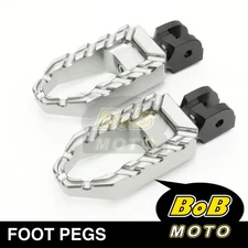 For Yamaha SCR950 17-19 18 CNC BUZZ Rider Front Foot Pegs TITANIUM