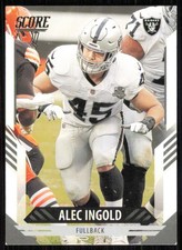 2021 Score #231 Alec Ingold Las Vegas Raiders