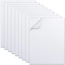 MEARCOOH Self Adhesive Foam Sheets, White 9X12in-2mm, Self-adhesive 