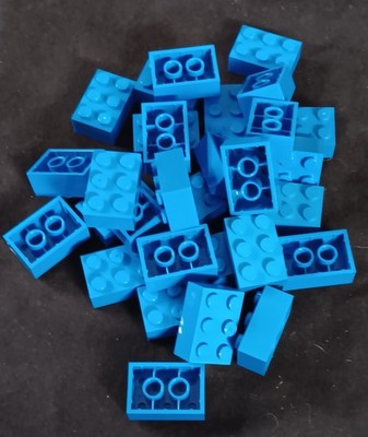 LEGO  Bausteine Basic 2 x 3 Farbe BLAU 30 Stck. NEU Sammlungsauflösung LOOK TOP