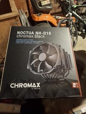 Noctua NH-D15 chromax.black CPU Cooler Dual Tower w/ Dual NF-A15 Fans