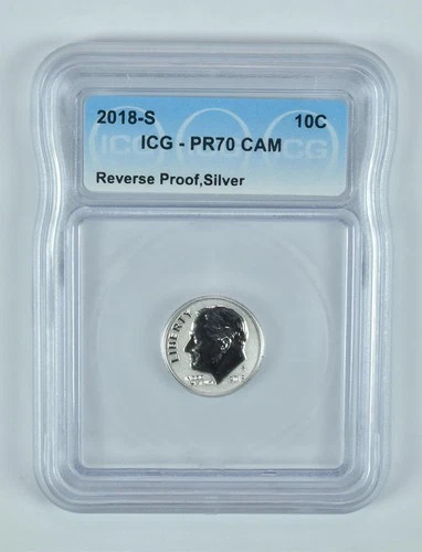 2018-S Roosevelt Dime Silver Reverse PR70 CAM ICG *5760