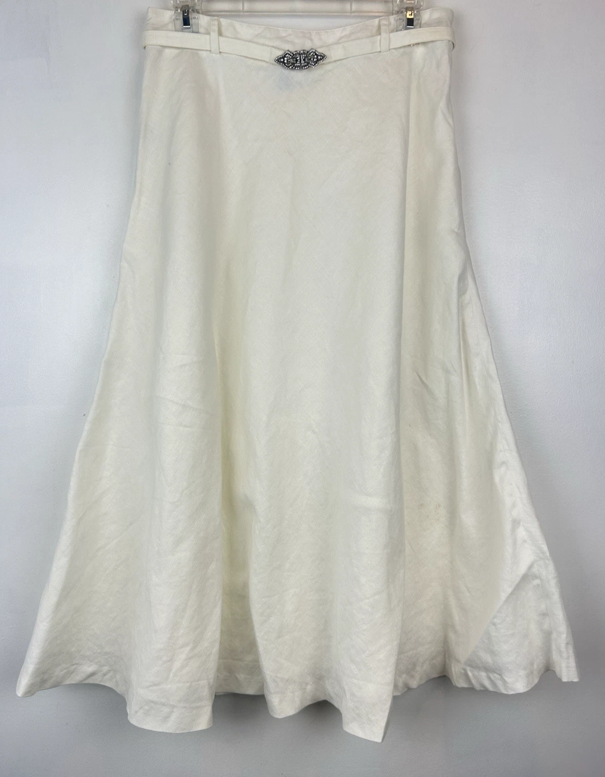 Ralph Lauren Skirt Women 6 Belted Linen Midi Antique White Classy Old Money Read
Opens in a new wind