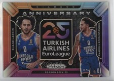 2024-25 Panini Prizm Turkish Airlines EuroLeague Shane Larkin #24 14mf
