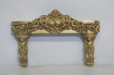Dolls House Ornate Cherubs Curtain Window Pelmet / Bed Crown 1 / 12 Th Scale
