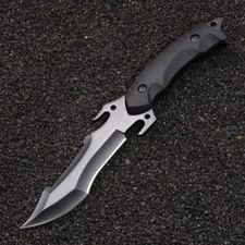 Assault Combat Tactical Fighting Knife Blade Deadliest Badass Self Defense Tang