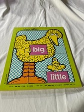 Vintage 1973 Playskool Wooden Puzzle Big Bird And Little Bird Sesame Street