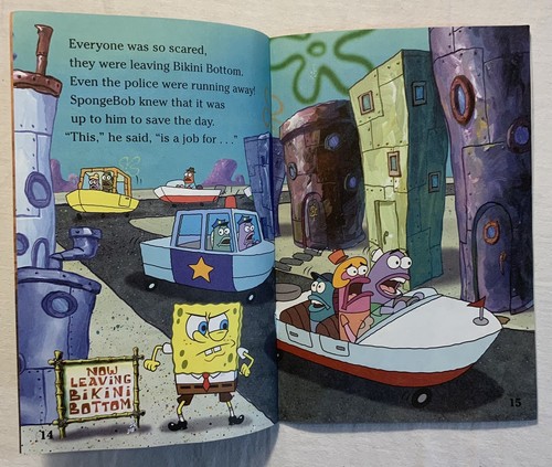 Man Sponge Saves the Day Paperback Sarah Willson Ready To Read Level 2 2009 - Imagen 9 de 11