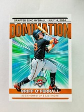 2024 Panini Prospect Edition Griff O’Ferrall Domination Gold /10
