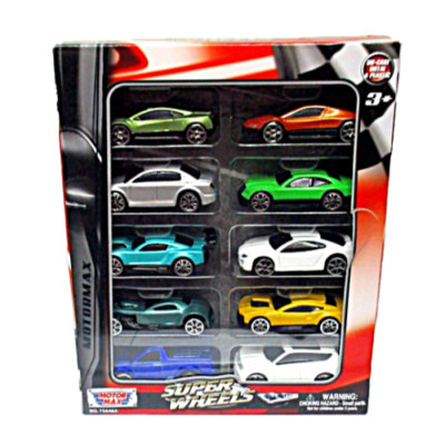 Set*10 Automodelle - Super Wheels, MotorMax Maßstab 1:64