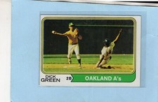 1974 Topps Dick Green #392 Oakland A's ExMt
