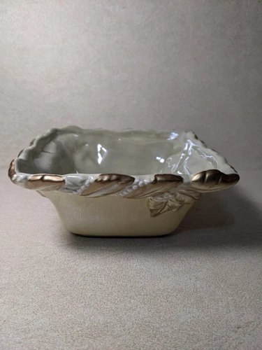 Claire Burke Holiday Shimmer Square Bowl with Glossy Finish.