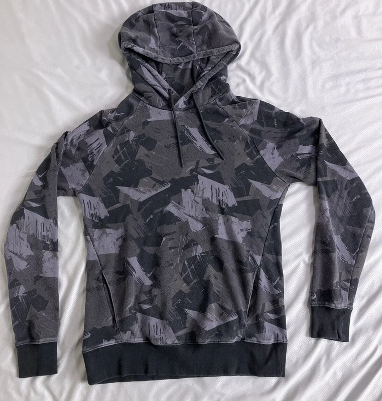 gymshark pullover lightweight aop paint camo hoodie