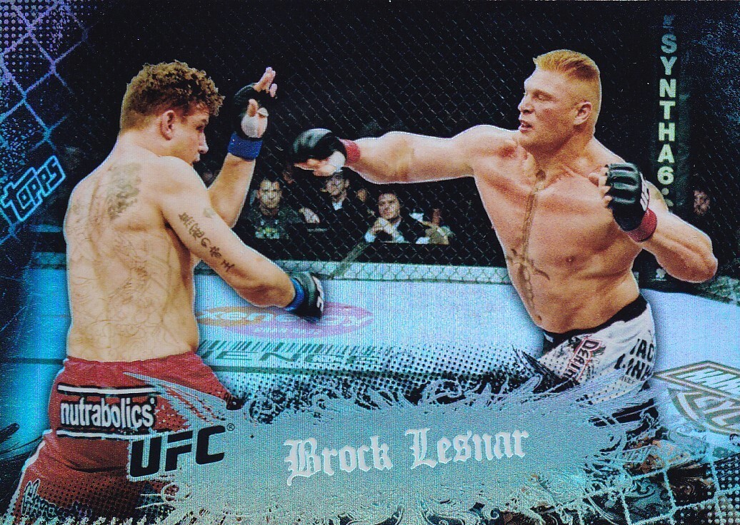 Brock Lesnar 2010 Topps UFC Main Event Card #66 WWE 200 141 121 116 100 91 87 81