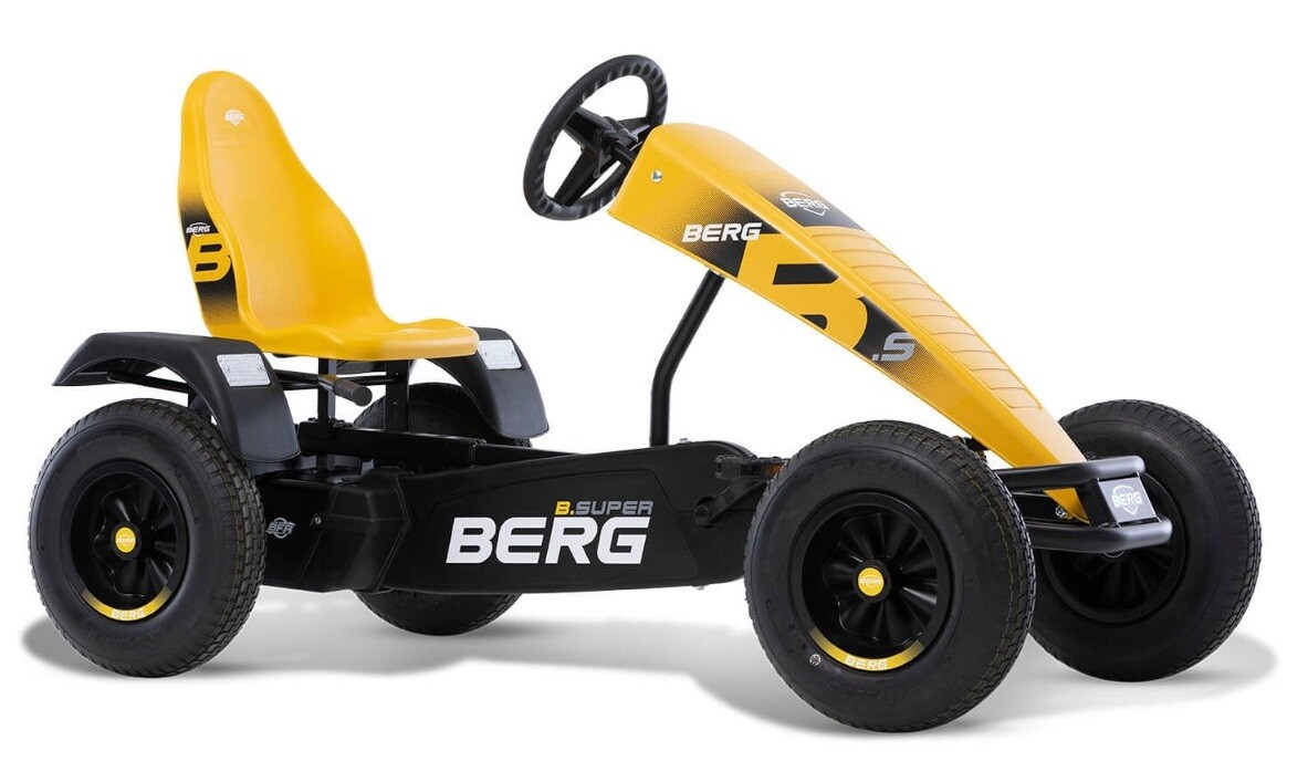 Berg XL B.Super BFR Classic Kids Pedal Car Go Kart Yellow 5+ Years