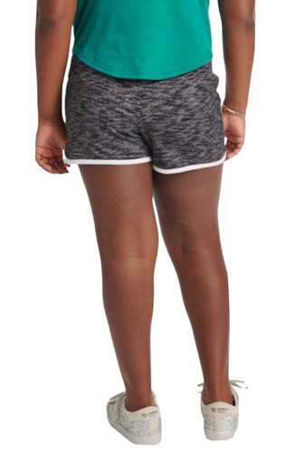 Justice Girls Dolphin Shorts Black Size 16/18 Plus Cotton Elastic Waistband Logo - Picture 4 of 10