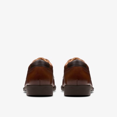 Clarks Eldredge Cap Men’s Shoe – Dark Tan Leather (26180260) Clarks Eldredge Cap Men main image 3