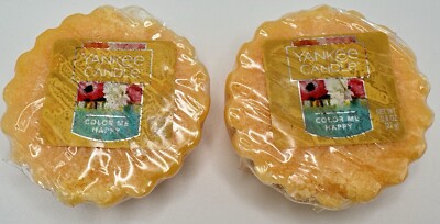 2x Yankee Candle COLOR ME HAPPY Wax Potpourri Tart Melts, 0.8oz READ DETAILS