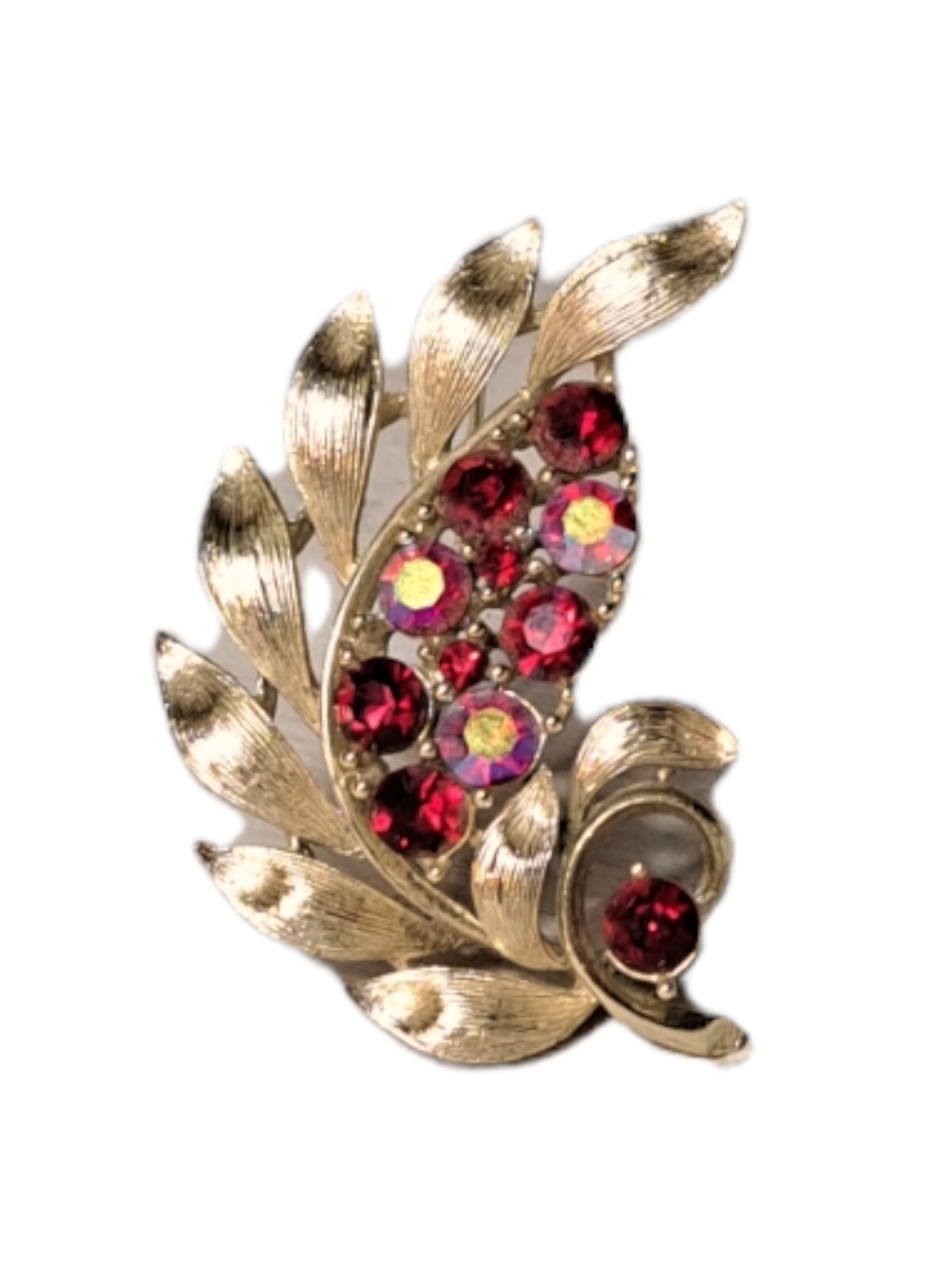Vintage Usner Leaf Statement Brooch - image 1