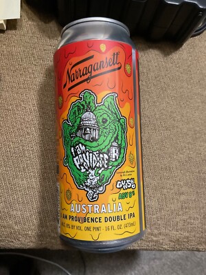 2025 Narragansett H.P. Lovecraft Australia I Am Providence Double IPA Beer Can