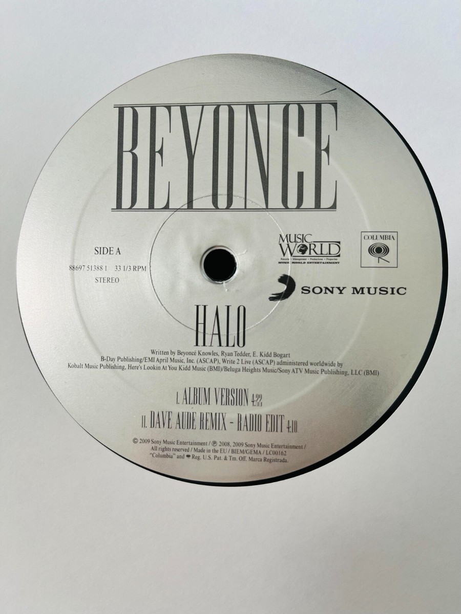 Beyonce / Halo 2009 EU Limited Single Vinyl Music World