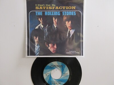 💥* THE ROLLING STONES HIT 45+PICTURE [I Can't Get No