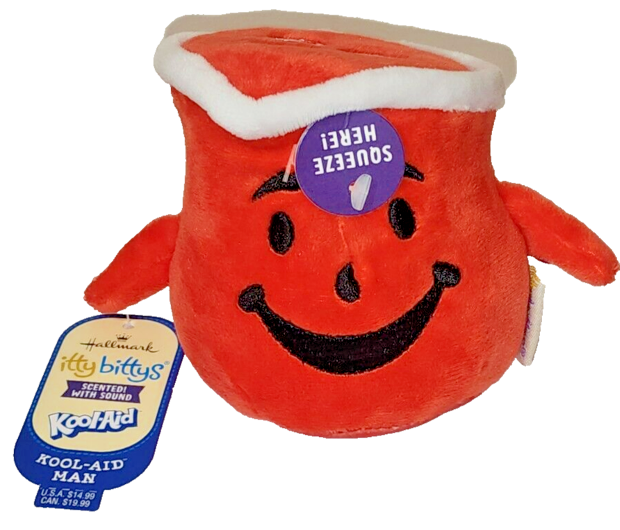 Hallmark Itty Bittys The Kool-Aid Man SCENTED Plush Toy Talking