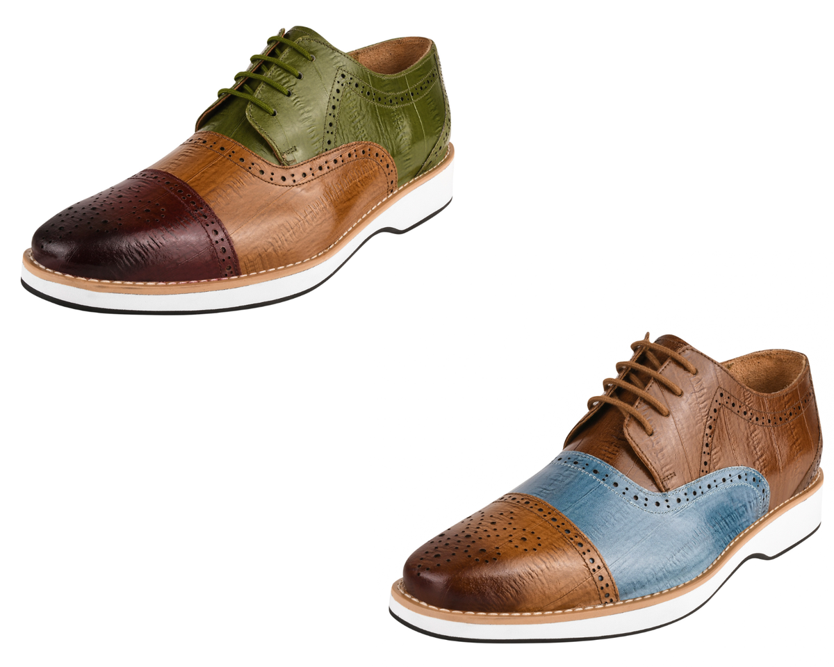 LIBERTYZENO Mens Genuine Leather Lace Up Oxford Dress Sho… Amazon.com | LIBERTYZENO Mens Genuine Leather Adult Semi  main image 4