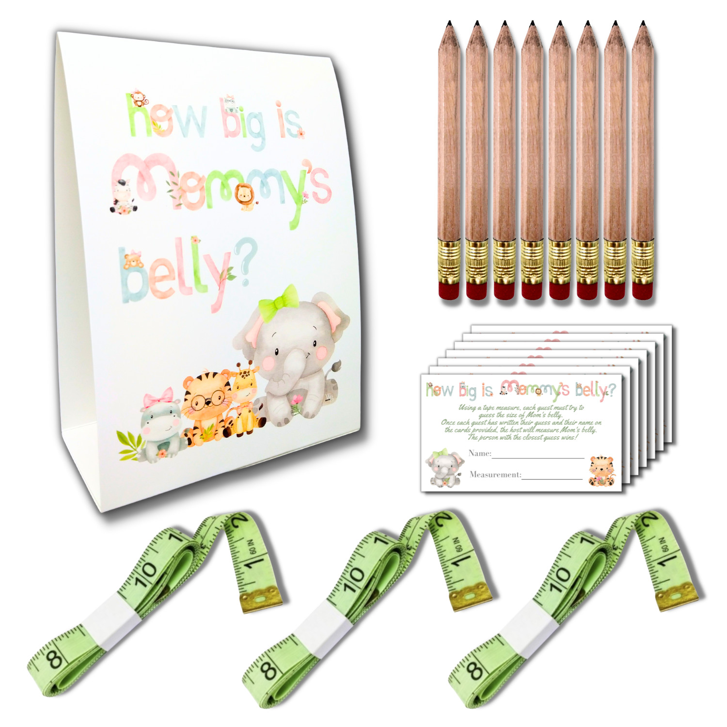 For Girls Or Boys 50 Players Measure Mommy's Belly Game