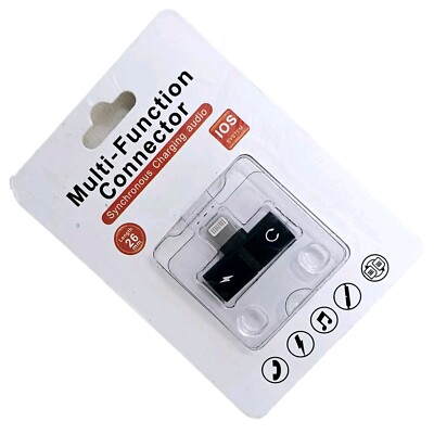 Multi-Function Connector for iOS devices - Synchronous Charging & Audio Output 