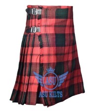 Scottish Traditional Handmade Clan Kerr Tartan Kilt for men Custom Size
