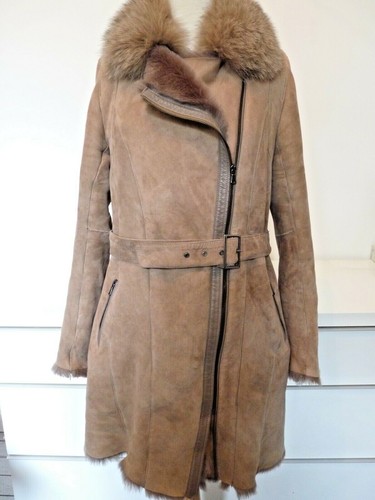 GENUINE GERARD DAREL FUR COAT SHEEPSKIN 