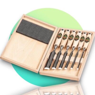 Kirschen 1101 6-teiliges Schrägkantenmeißel-Set - Kirschen 510481