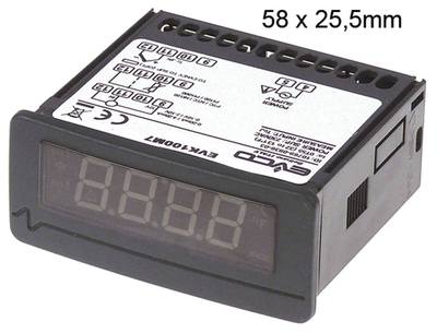 EVERY CONTROL EVK100M7 Thermometer für Panicoupe 230V AC Anzeige 3½-stellig