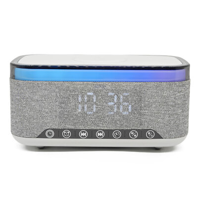Denver CRQ-225 FM-Radiowecker Bluetooth kabellosem Laden Grau ''Gratis Versand''