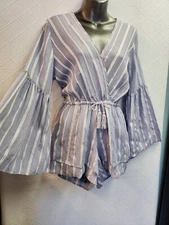 Talulah L NEW  Bell Sleeve Romper  BEAUTIFUL!